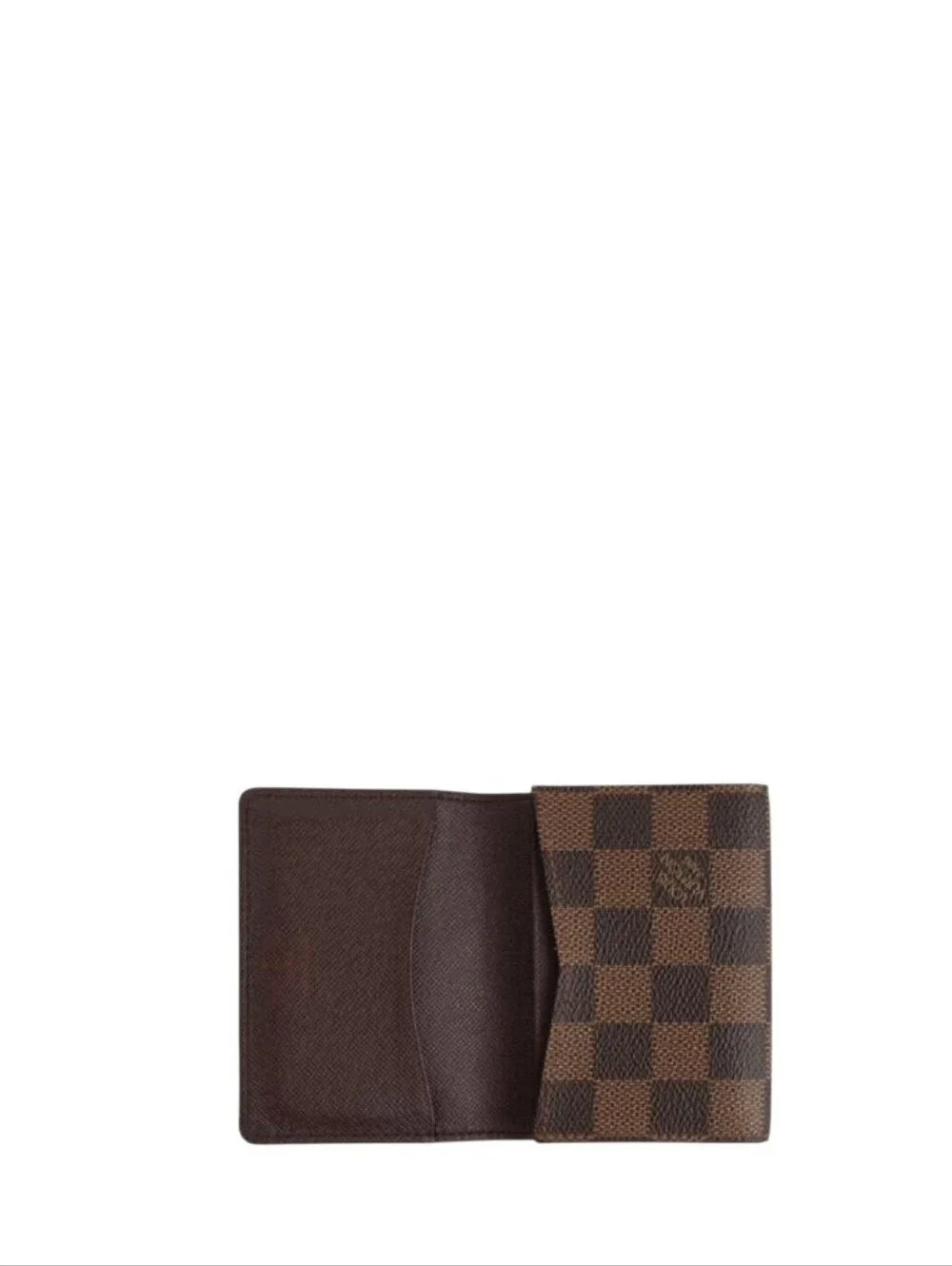 Like New!!! Louis Vuitton Damier Ebene Envelope Card Holder CASE